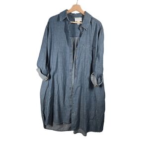 Denim Long Sleeve Shirt